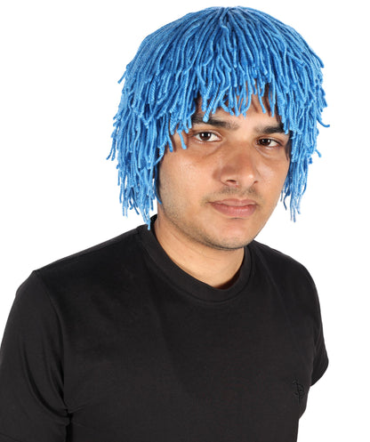 Adult Men's Medium Multiple Color Options Wig | Perfect for Halloween | Flame-retardant Wille Fiber