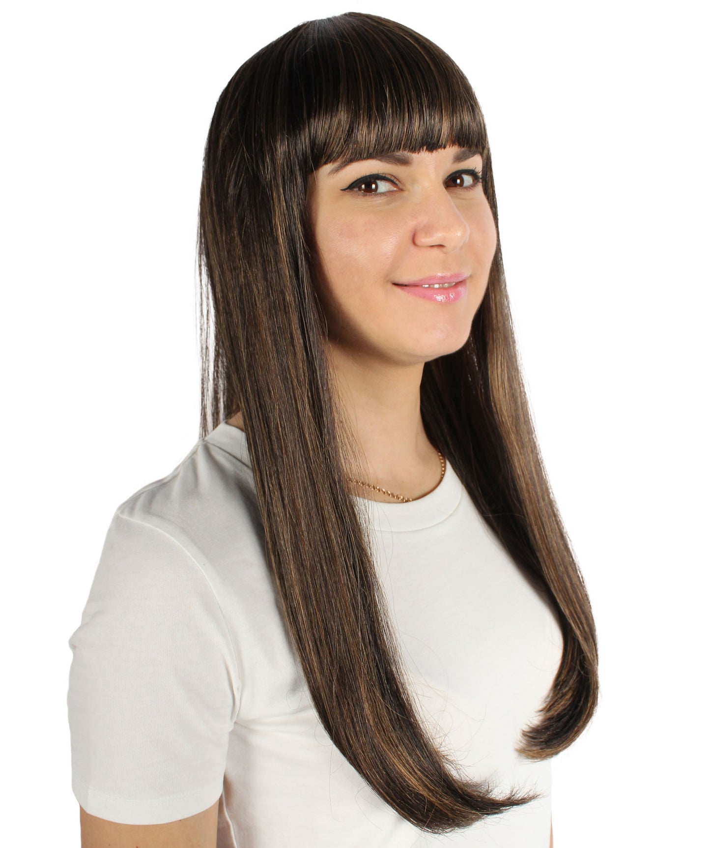 Womens Long Bob Wigs Collections |  Fancy Party Event Ready Halloween Wigs | Premium Breathable Capless Cap