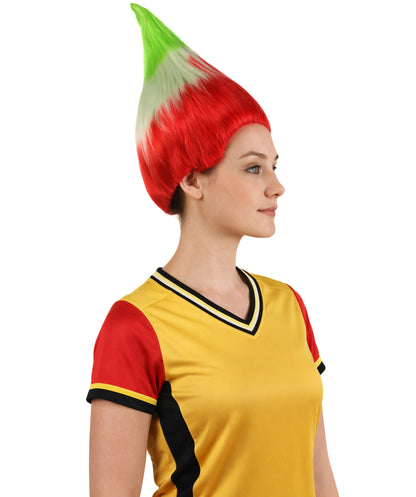 Iran Flag Troll Multicolor Wig