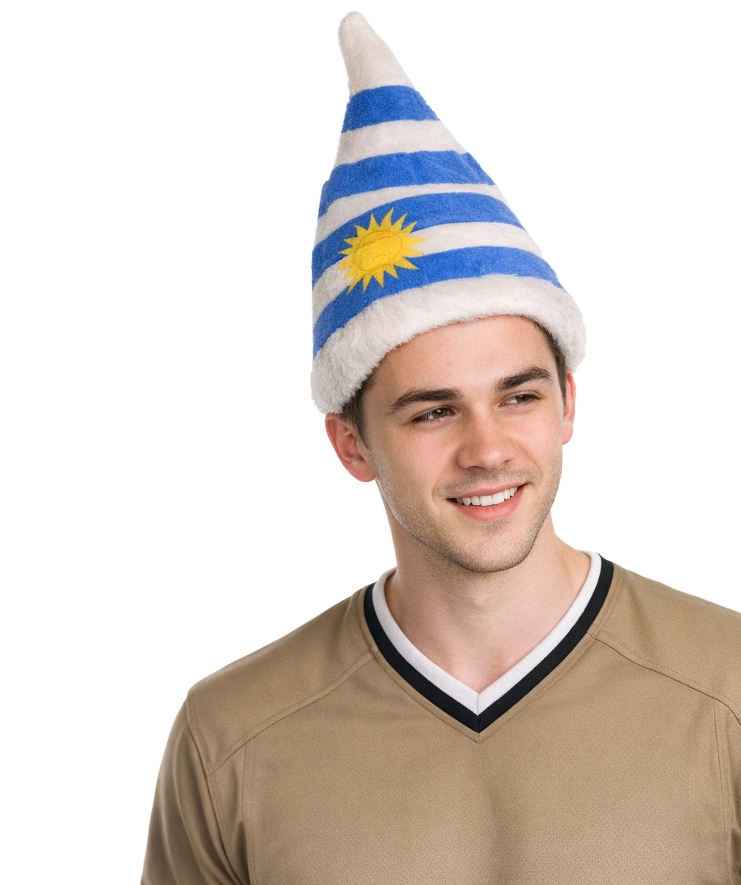 Uruguay Flag Troll Multicolor Wig
