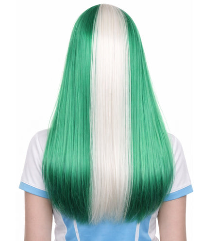 Nigeria Flag Bob Multicolor Wig