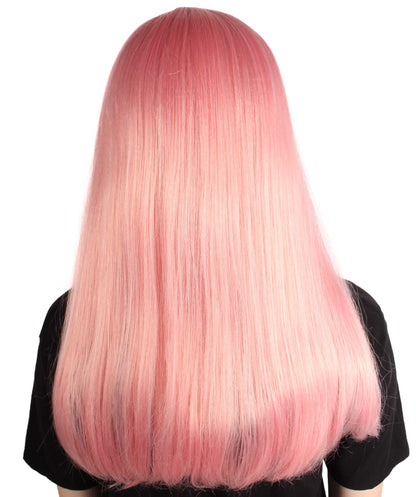 Womens Long Bob Wigs Collections |  Fancy Party Event Ready Halloween Wigs | Premium Breathable Capless Cap