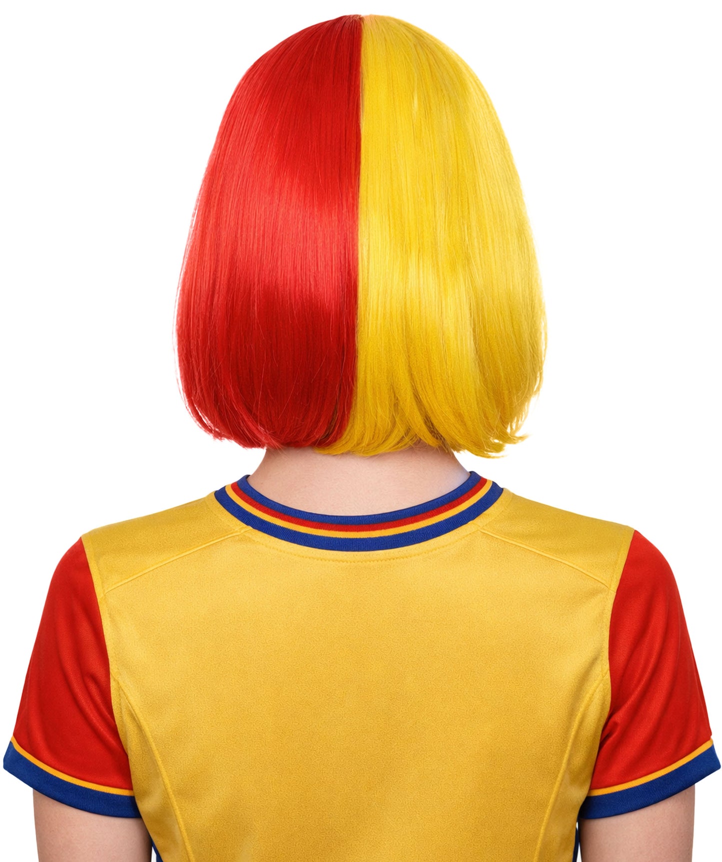 Colombia Flag Bob Multicolor Wig