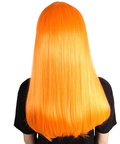 Womens Long Bob Wigs Collections |  Fancy Party Event Ready Halloween Wigs | Premium Breathable Capless Cap