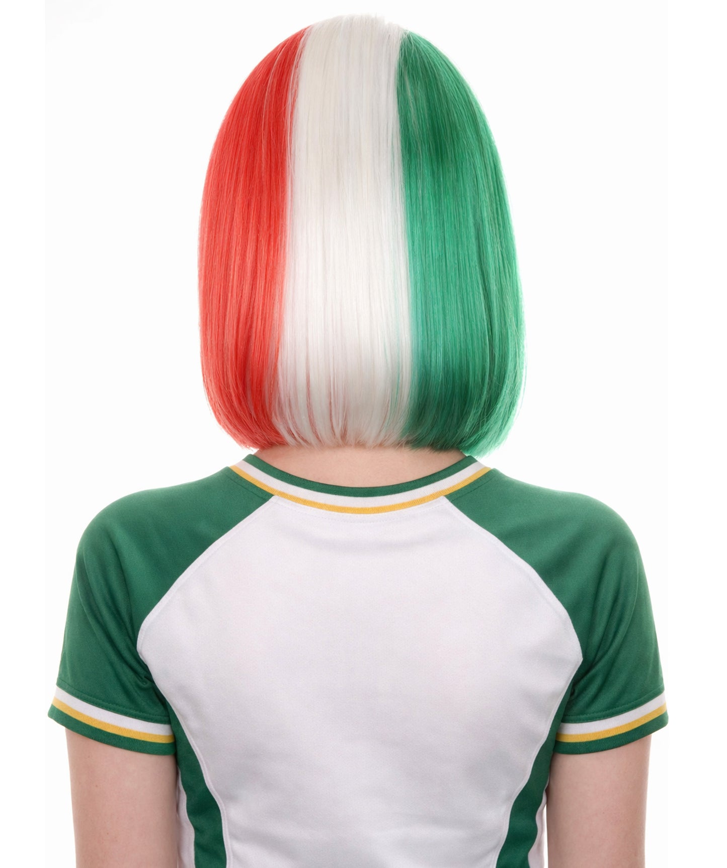 Mexico Flag Bob Multicolor Wig