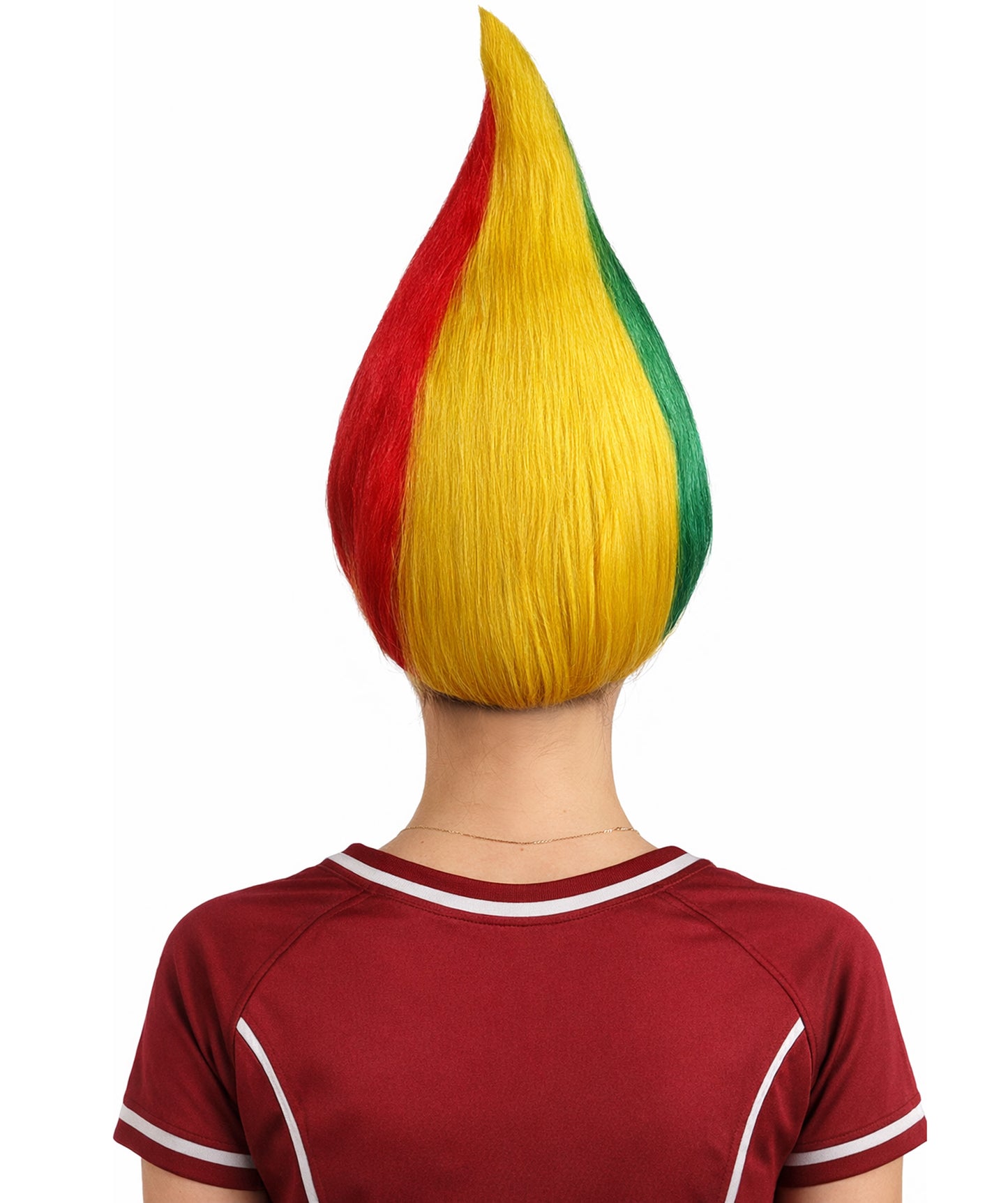 Senegal Flag Troll Multicolor Wig