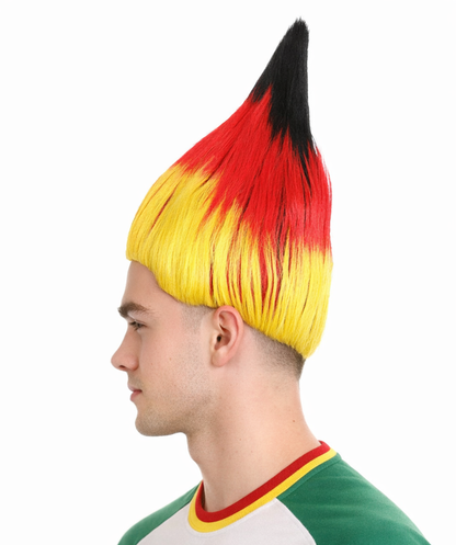 Germany Flag Troll Multicolor Wig