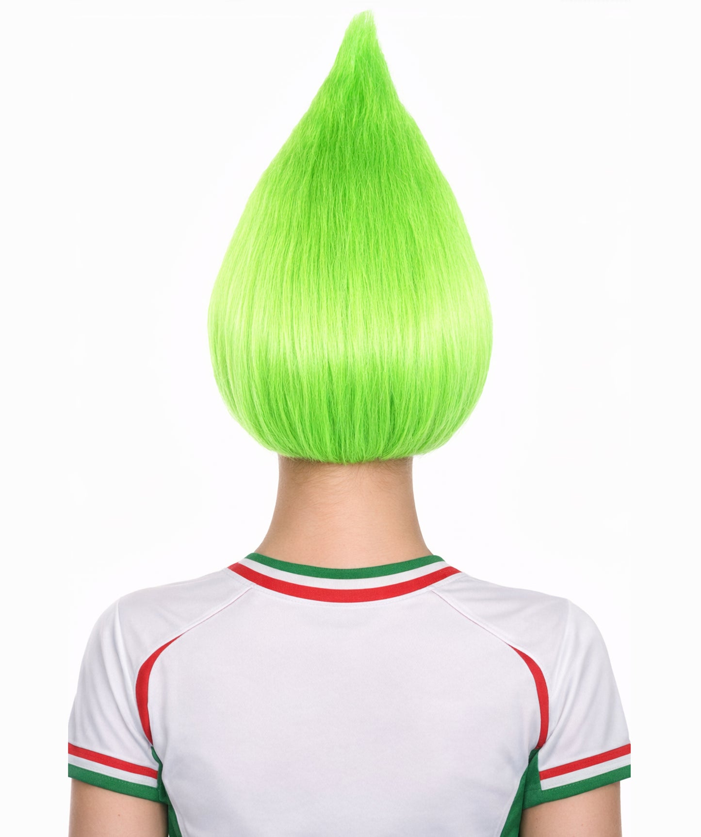 Unisex Santa's helper Neon Green Troll Wig
