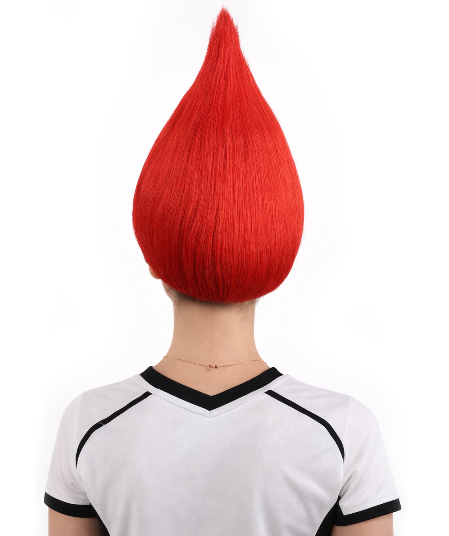 Tunisia Flag Troll Red and White Wig