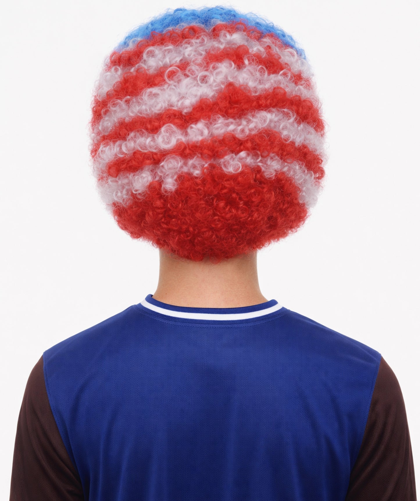 United States Flag Afro Multicolor Wig