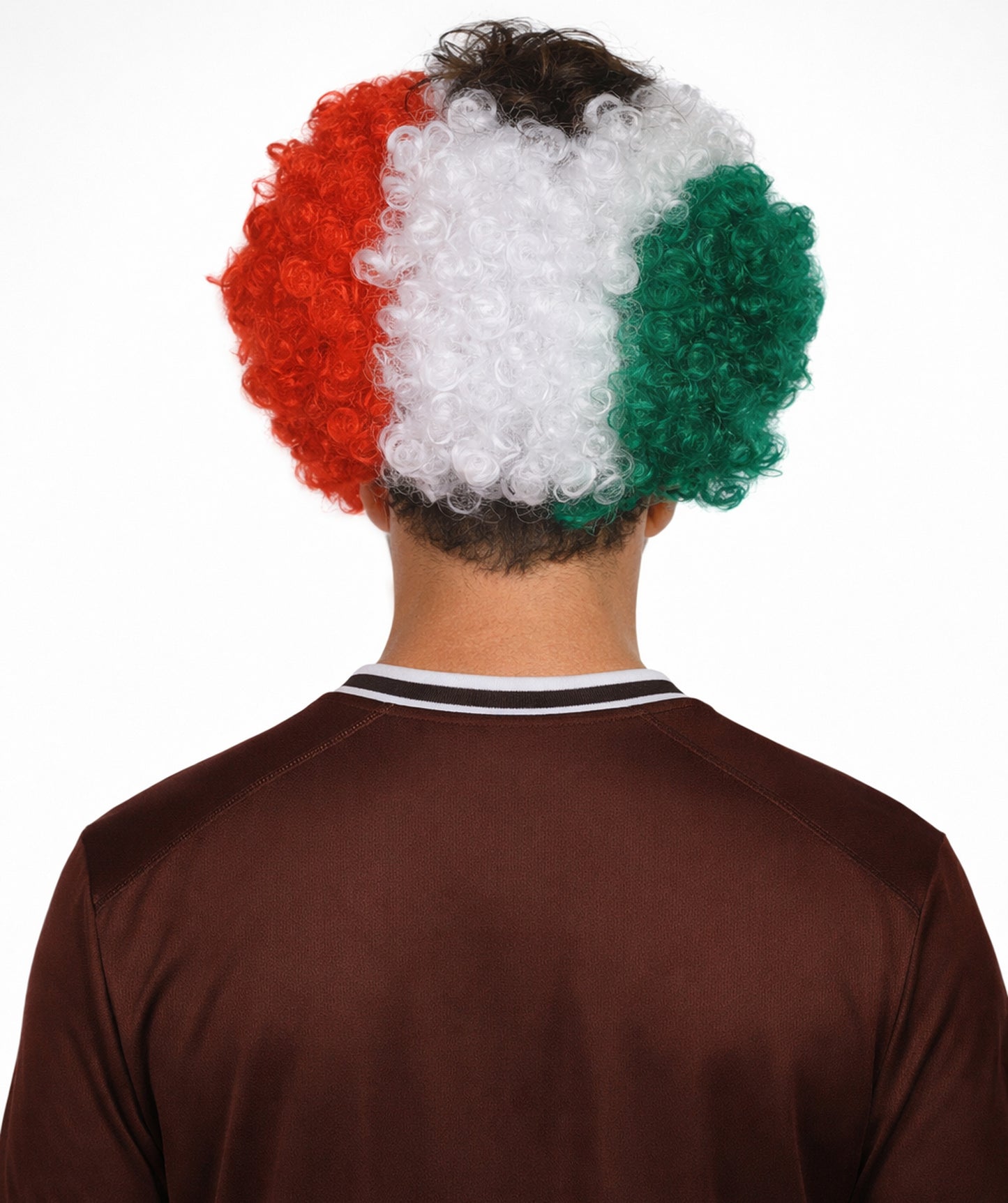 Mexico Flag Afro Multicolor Wig