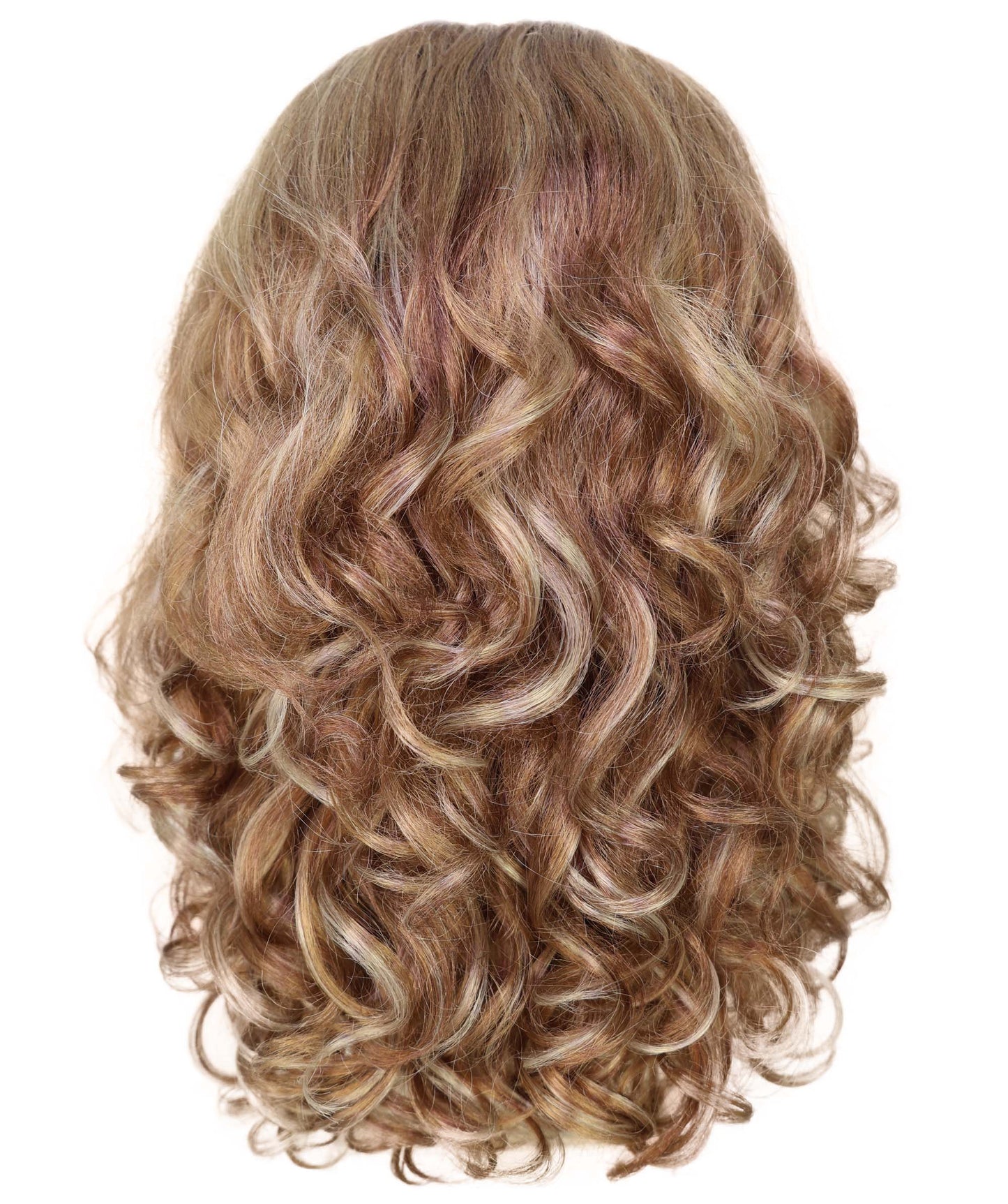 HPO Adult Women's Drag Queen Inspired Long Voluminous Multiple color Wig with Front Braid | Drag Queen & Performance Wig | Breathable Capless Cap