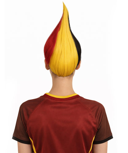 Belgium Flag Troll Multicolor Wig