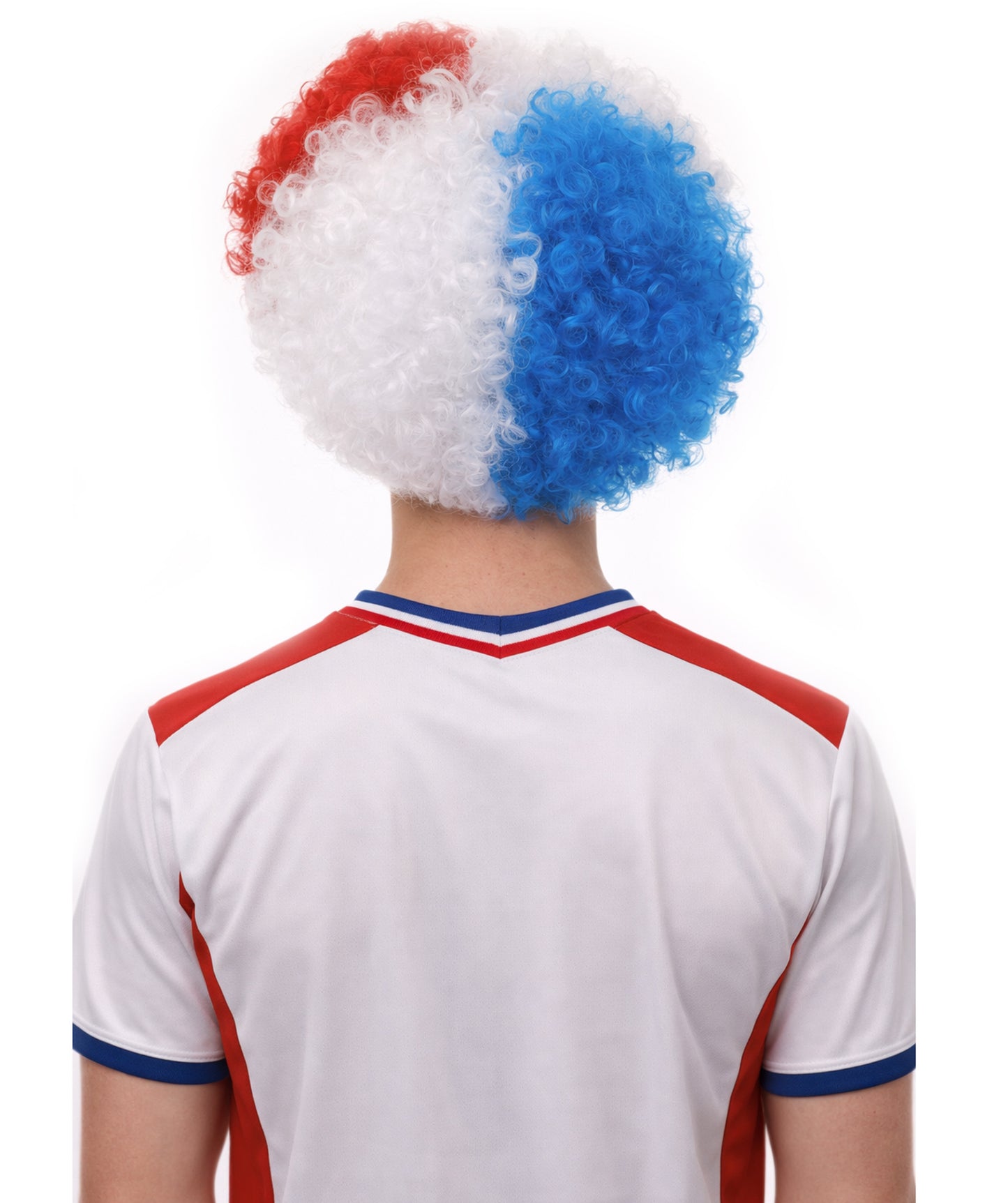 Panama Flag Afro Multicolor Wig