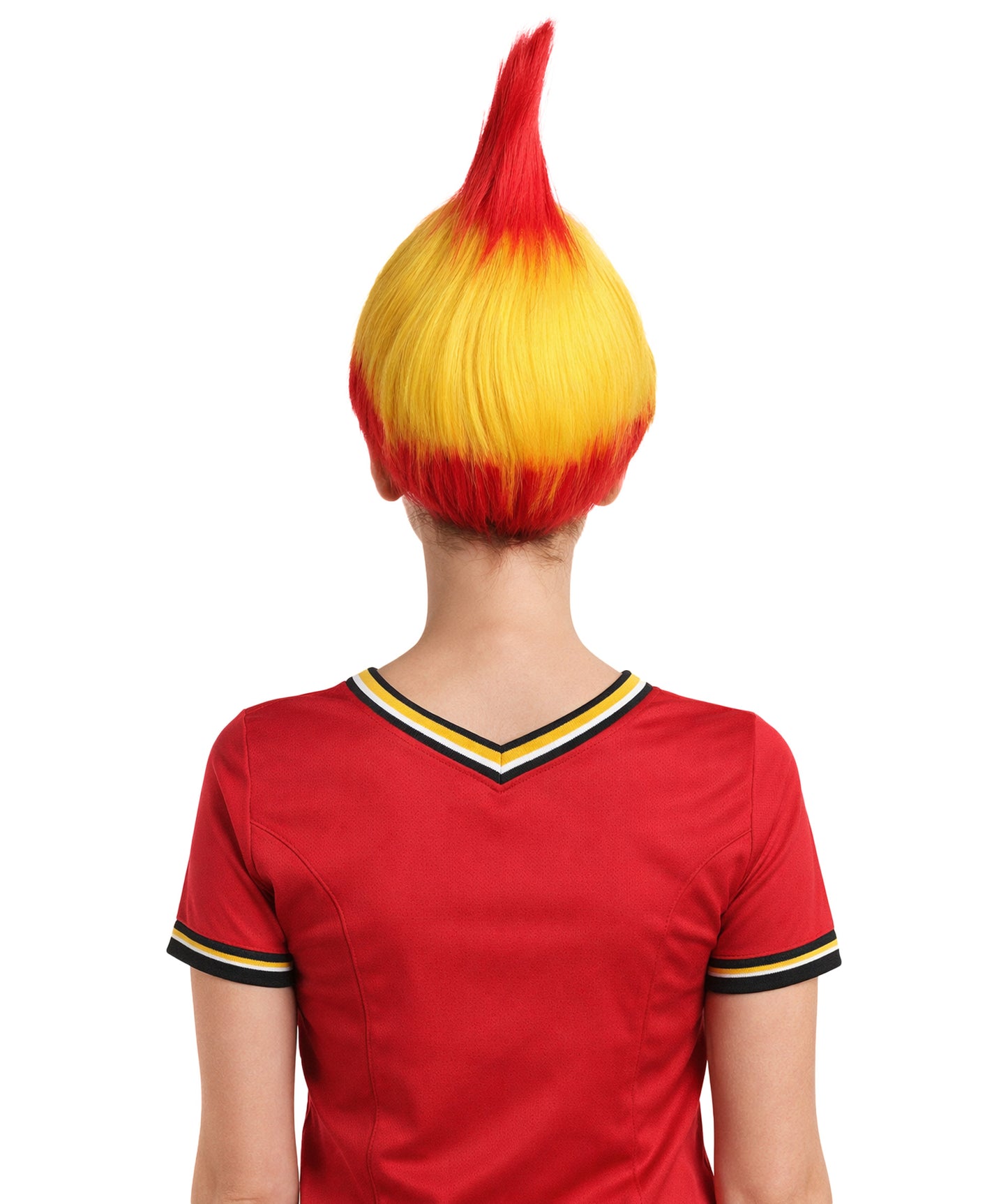 Spain Flag Troll Red and Yellow Wig