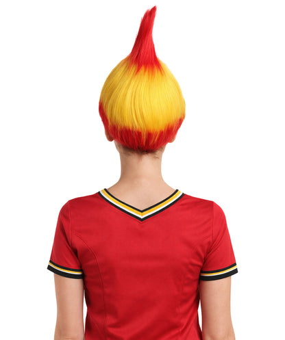Spain Flag Troll Red and Yellow Wig