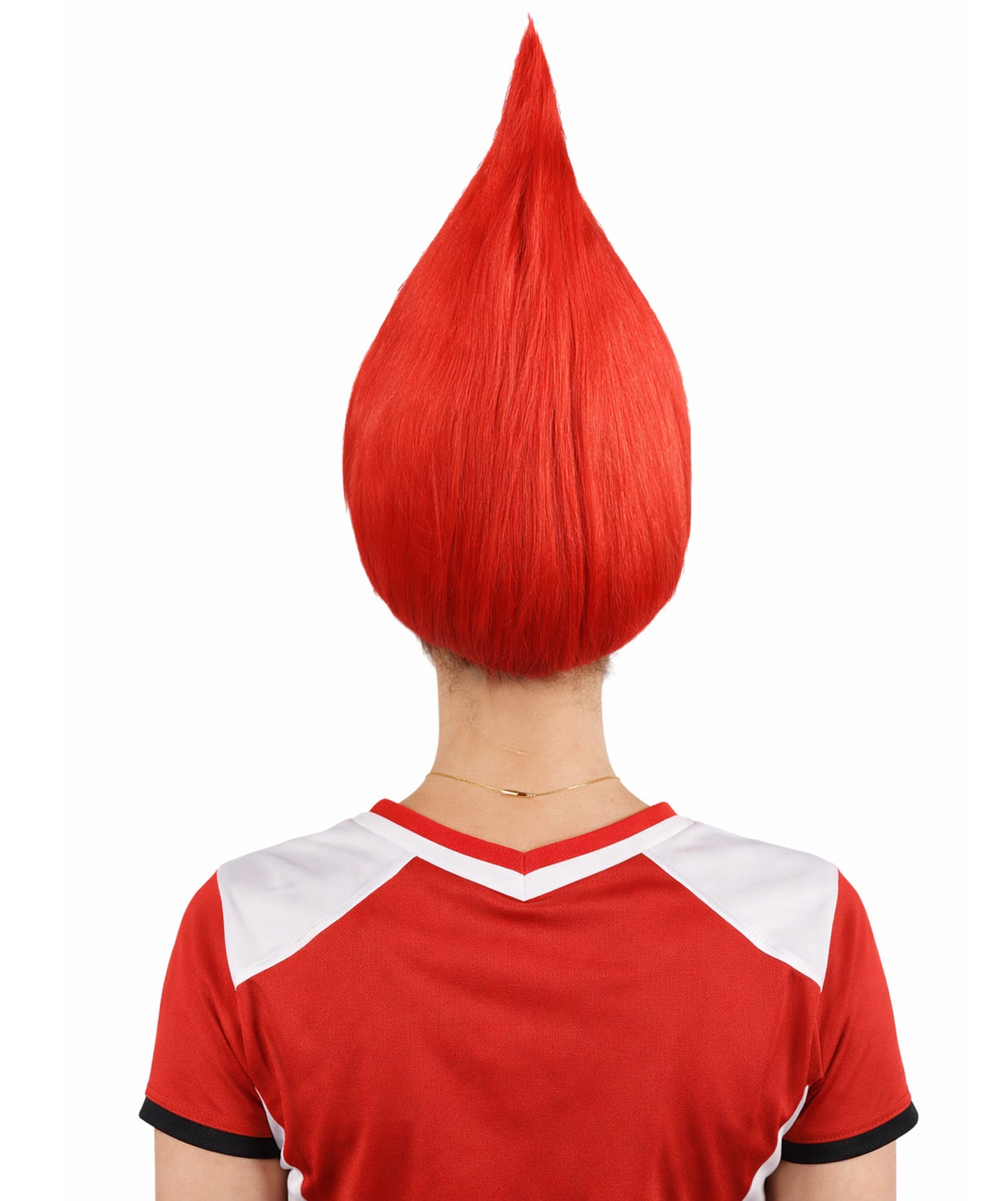 Switzerland Flag Sport Troll Red and White Wig