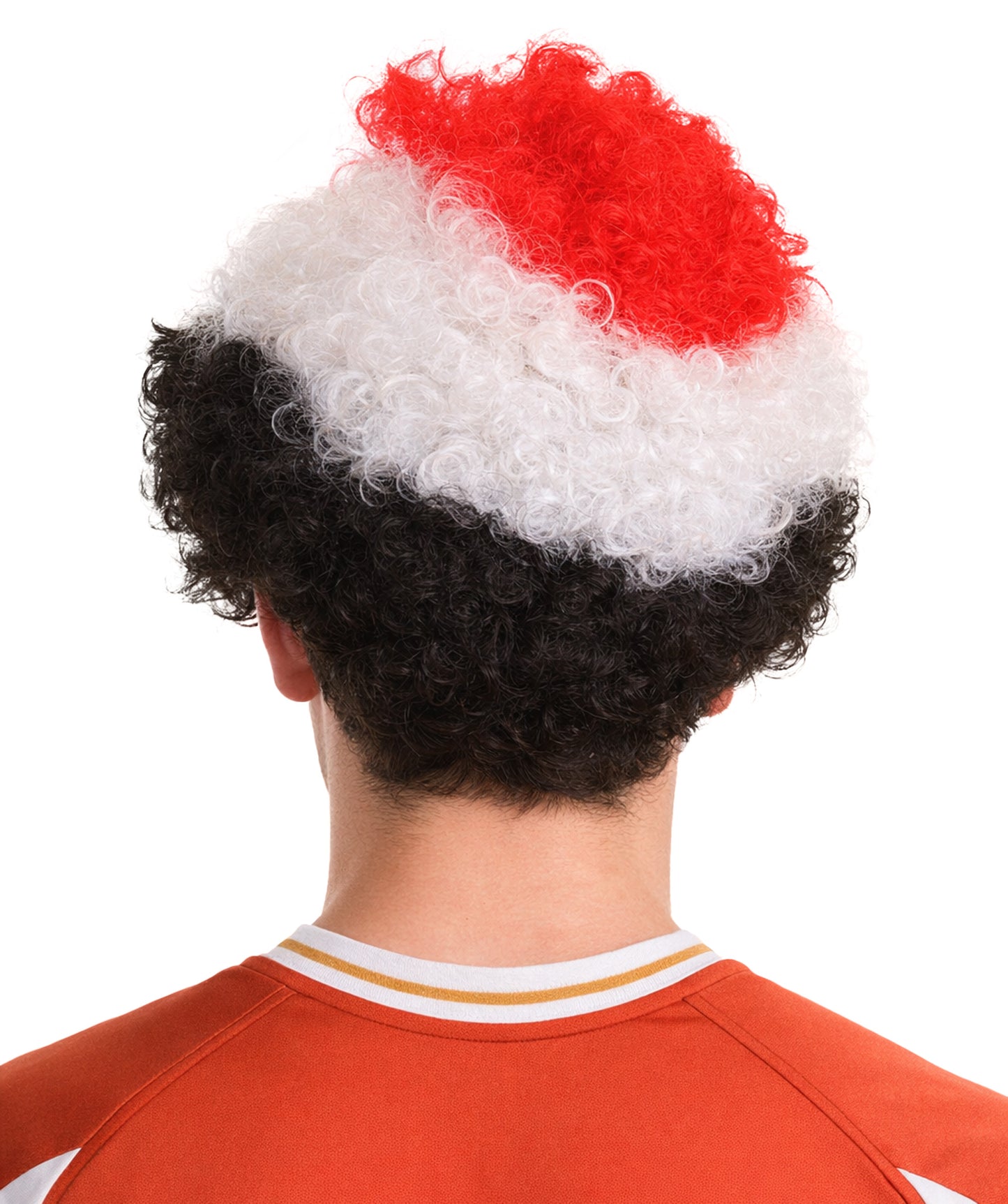 Egypt Flag Afro Multicolor Wig