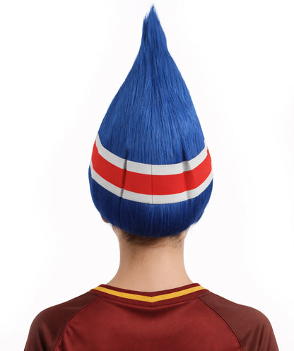 Iceland Flag Troll Multicolor Wig