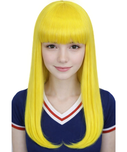 Womens Long Bob Wigs Collections |  Fancy Party Event Ready Halloween Wigs | Premium Breathable Capless Cap