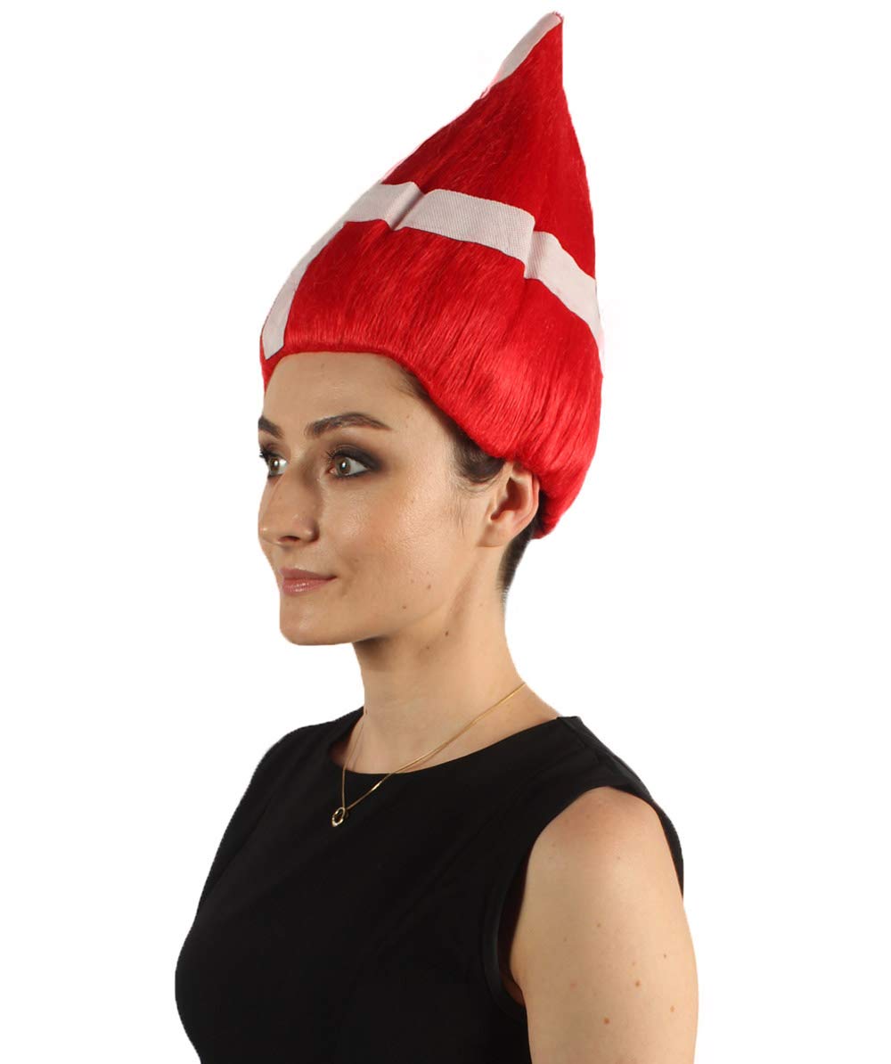 Denmark Flag Troll Wig