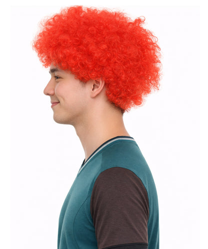 Italy Flag Afro Multicolor Wig