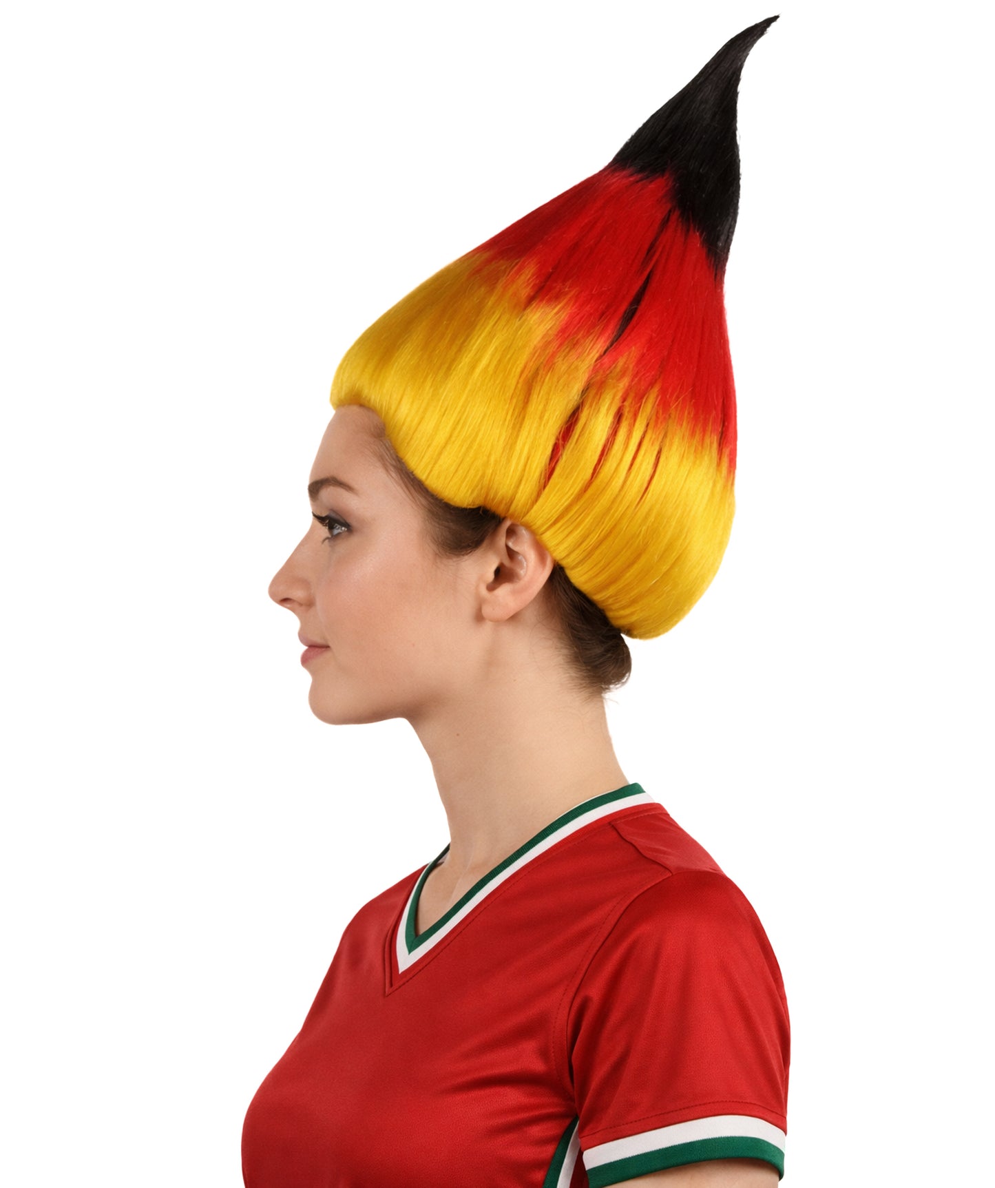 Germany Flag Troll Multicolor Wig