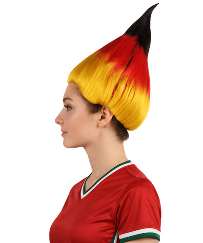Germany Flag Troll Multicolor Wig