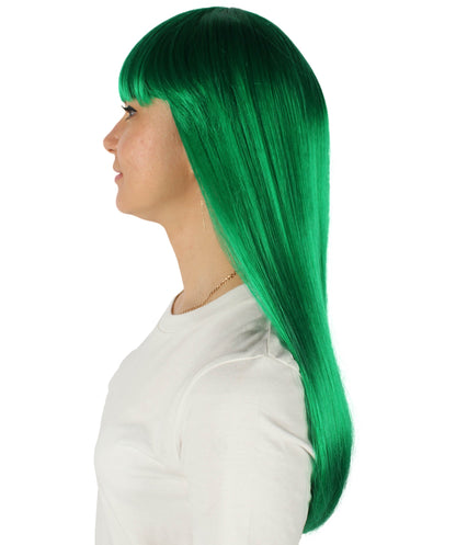 Womens Long Bob Wigs Collections |  Fancy Party Event Ready Halloween Wigs | Premium Breathable Capless Cap