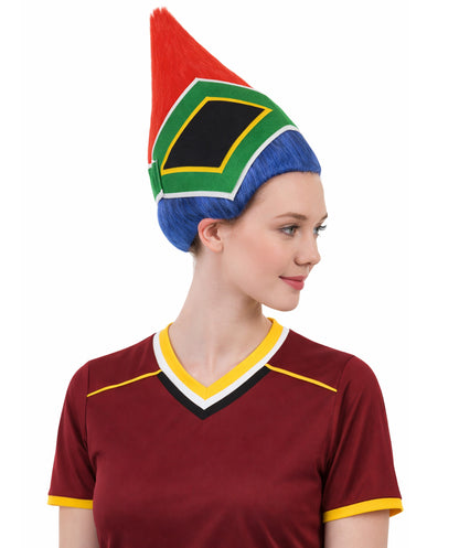 South Africa Flag Troll Multicolor Wig
