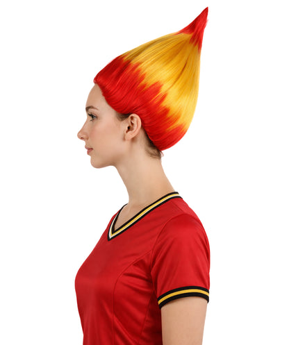 Spain Flag Troll Red and Yellow Wig