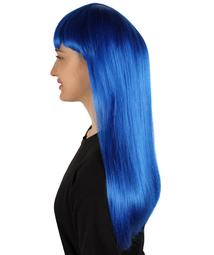Womens Long Bob Wigs Collections |  Fancy Party Event Ready Halloween Wigs | Premium Breathable Capless Cap