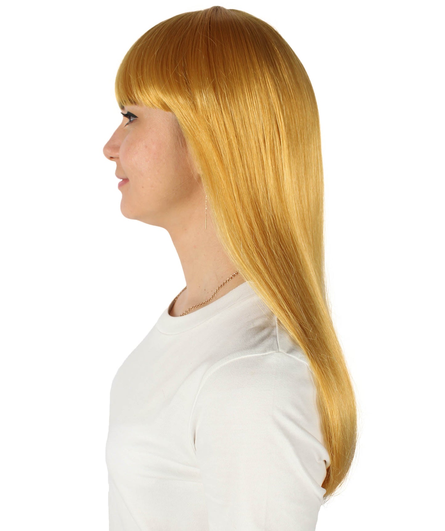 Womens Long Bob Wigs Collections |  Fancy Party Event Ready Halloween Wigs | Premium Breathable Capless Cap