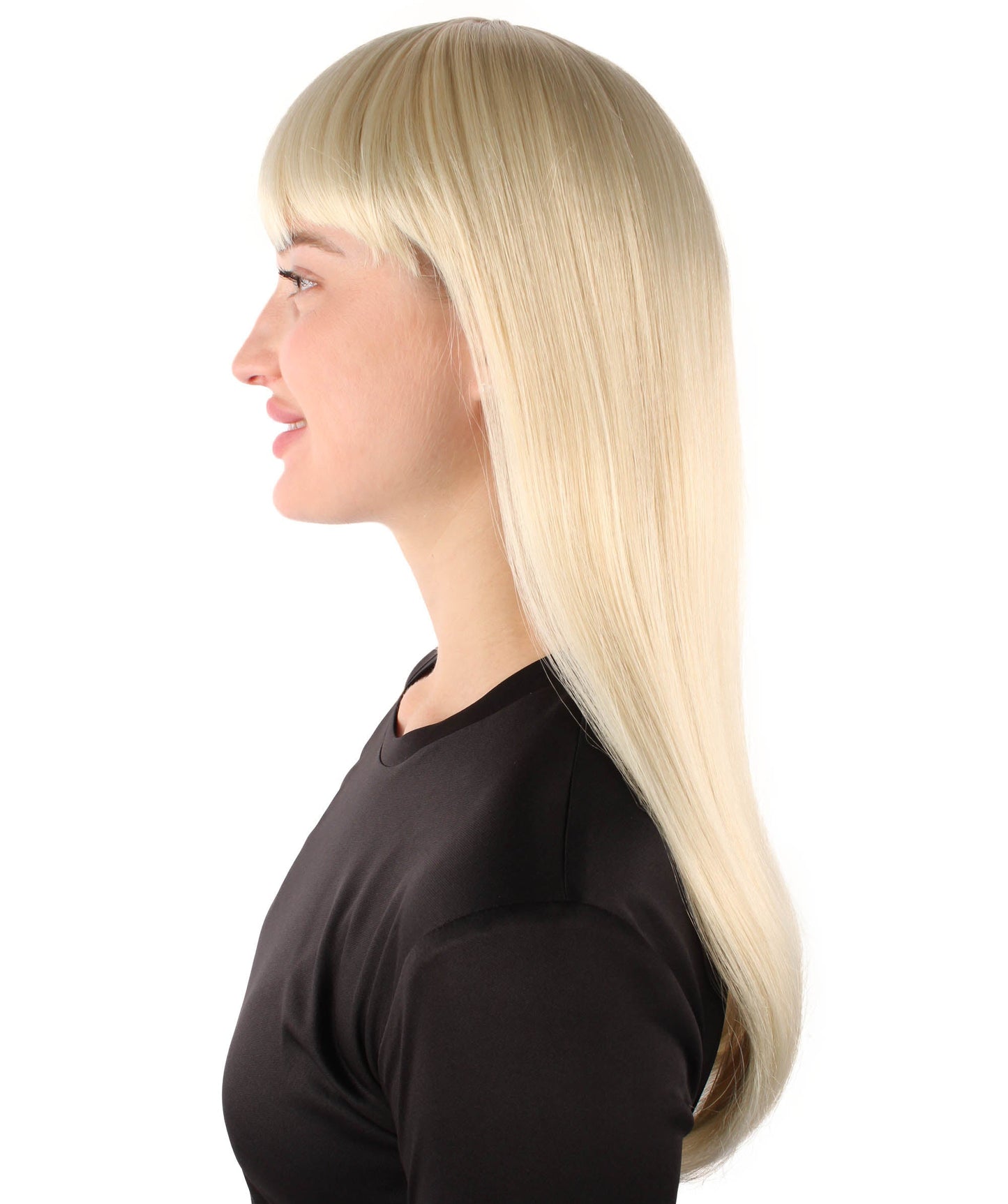 Womens Long Bob Wigs Collections |  Fancy Party Event Ready Halloween Wigs | Premium Breathable Capless Cap