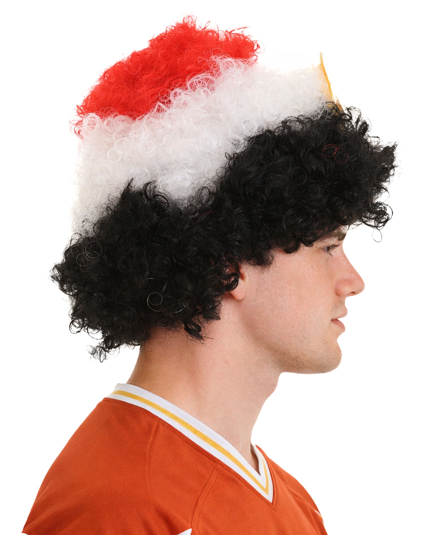 Egypt Flag Afro Multicolor Wig