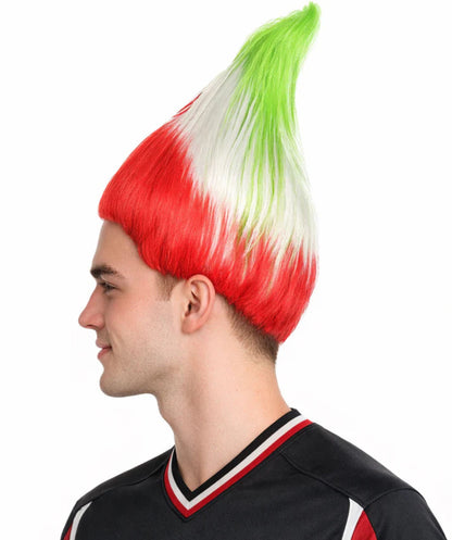 Iran Flag Troll Multicolor Wig