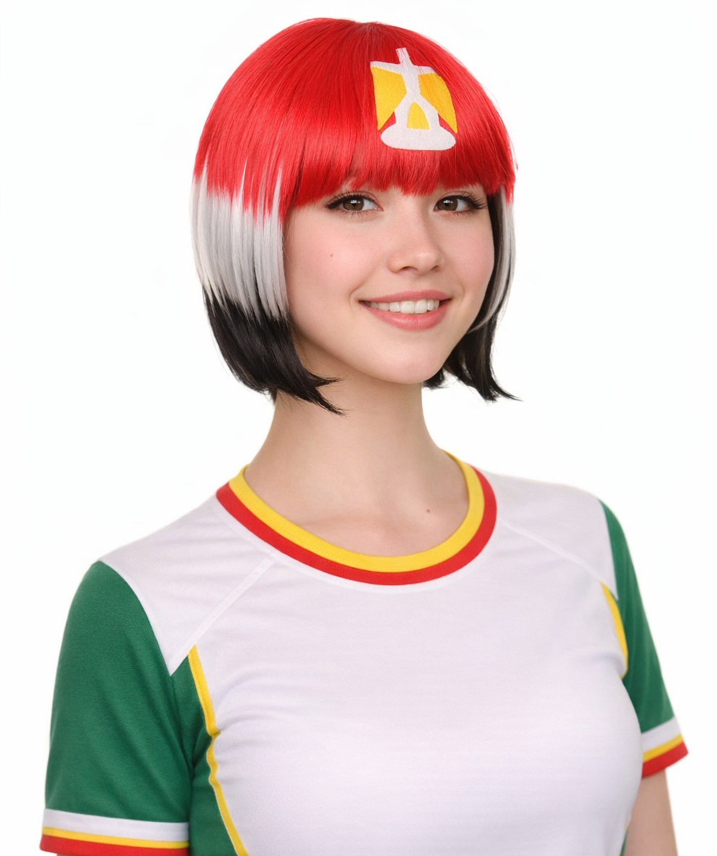 Egypt Flag Bob Multicolor Wig
