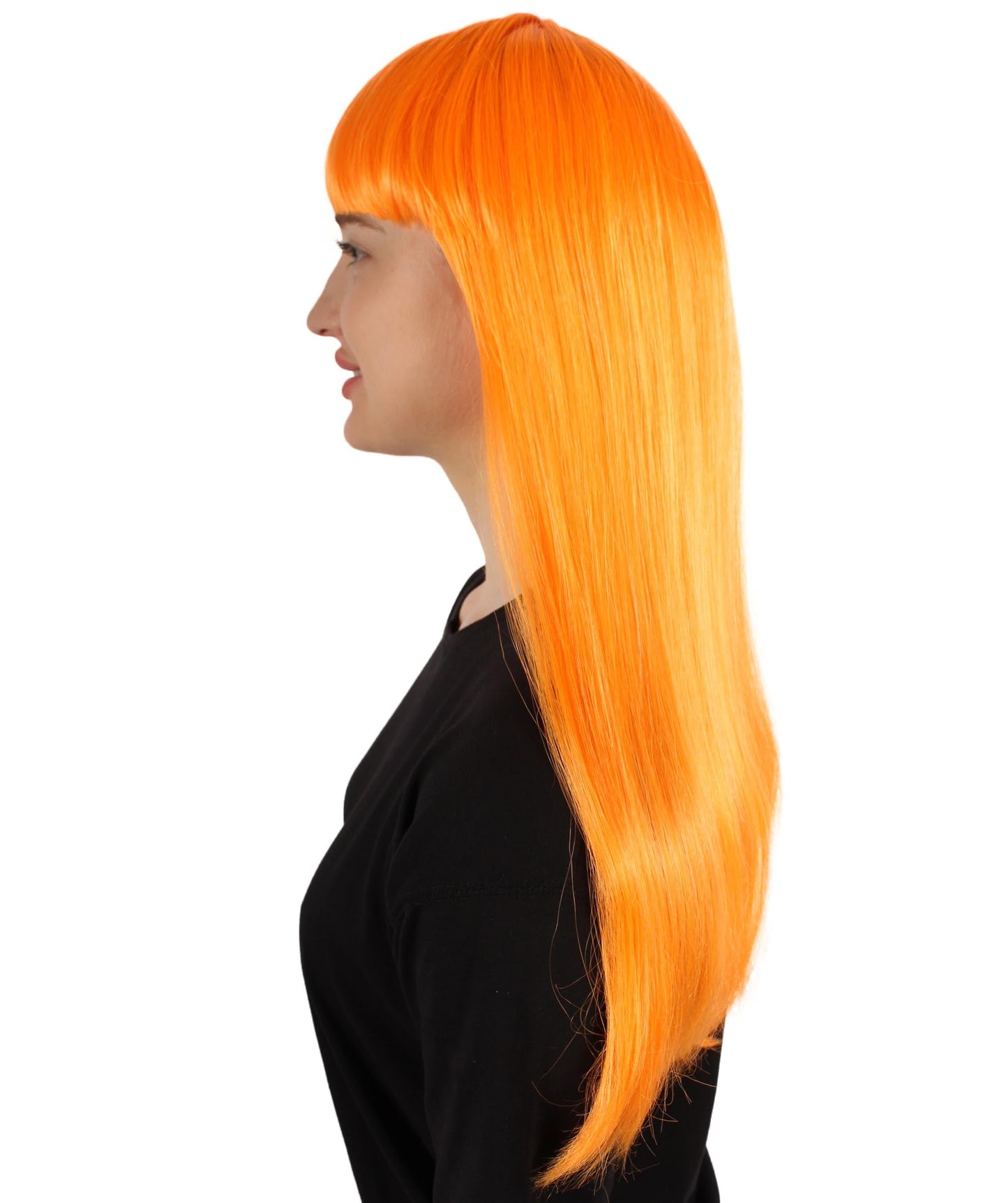 Womens Long Bob Wigs Collections |  Fancy Party Event Ready Halloween Wigs | Premium Breathable Capless Cap