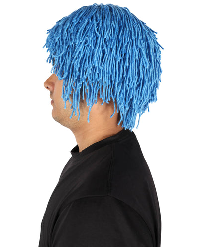 Adult Men's Medium Multiple Color Options Wig | Perfect for Halloween | Flame-retardant Wille Fiber