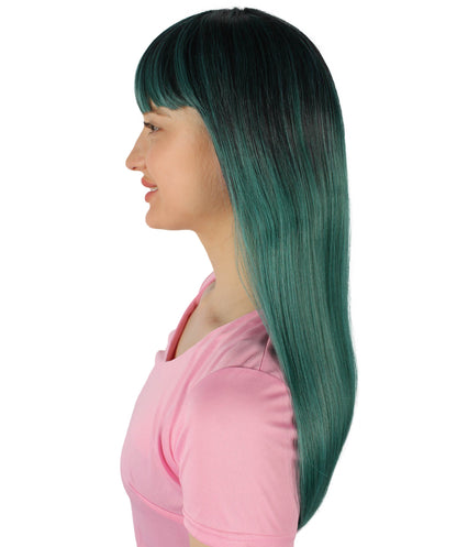 Womens Long Bob Wigs Collections |  Fancy Party Event Ready Halloween Wigs | Premium Breathable Capless Cap