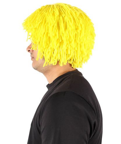 Adult Men's Medium Multiple Color Options Wig | Perfect for Halloween | Flame-retardant Wille Fiber