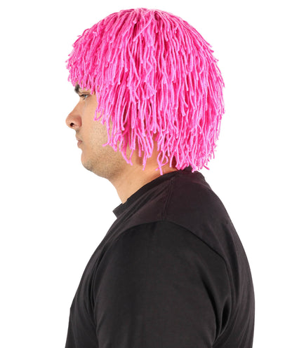 Adult Men's Medium Multiple Color Options Wig | Perfect for Halloween | Flame-retardant Wille Fiber
