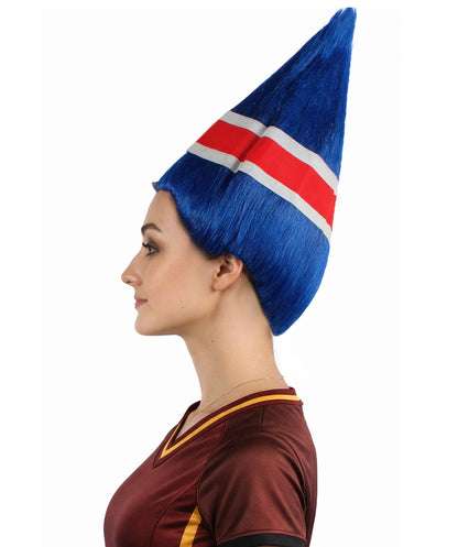 Iceland Flag Troll Multicolor Wig