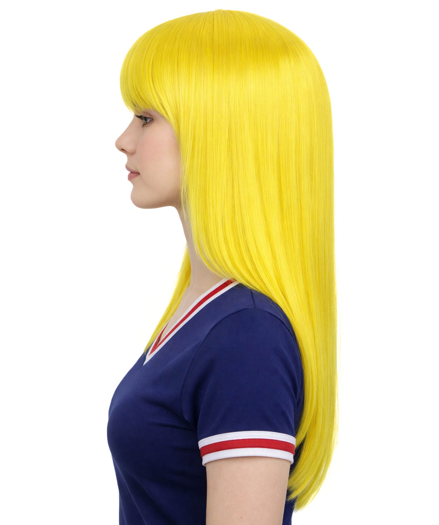 Womens Long Bob Wigs Collections |  Fancy Party Event Ready Halloween Wigs | Premium Breathable Capless Cap