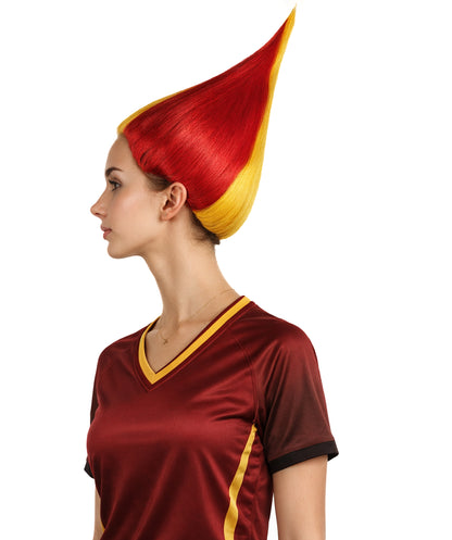 Belgium Flag Troll Multicolor Wig