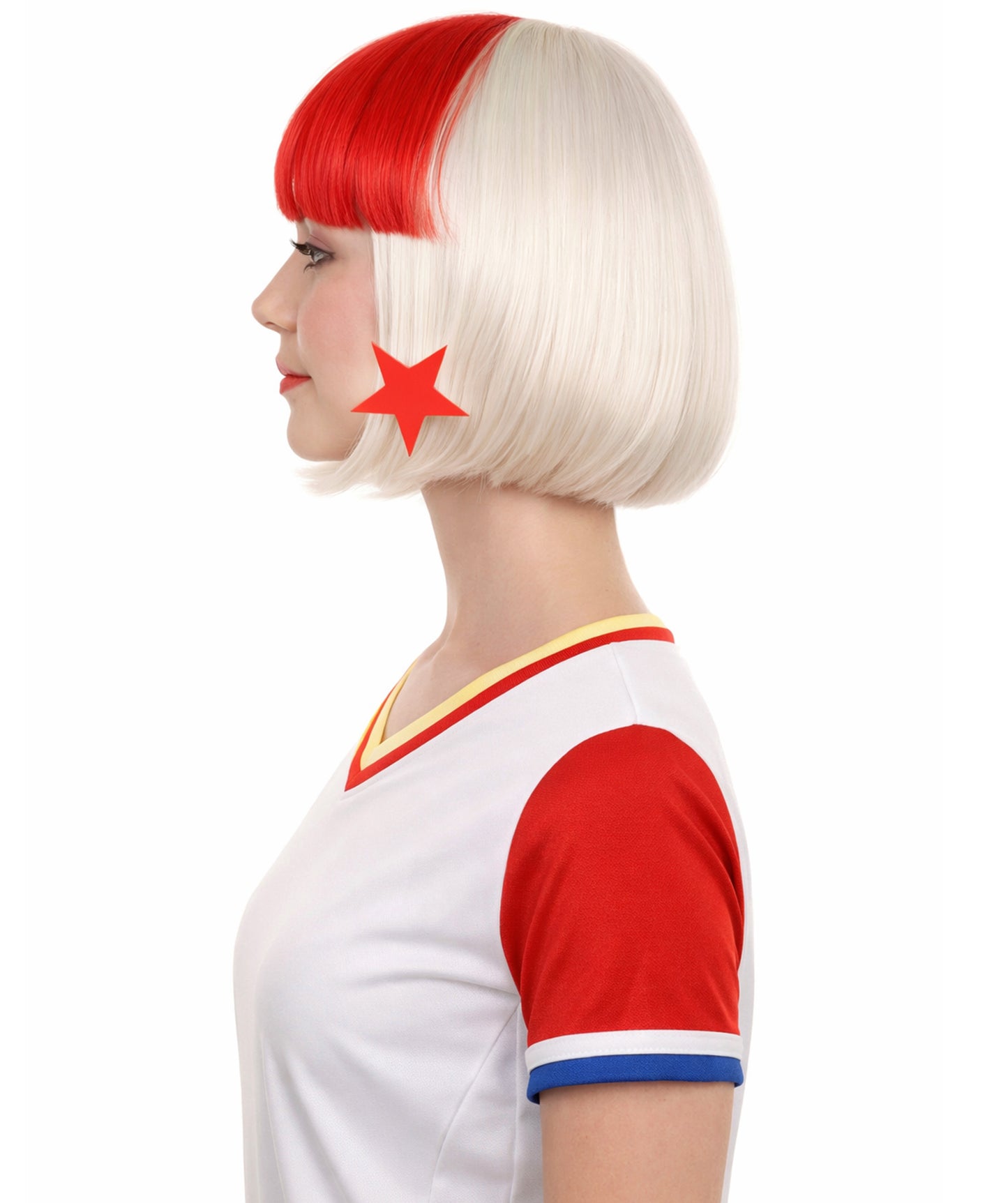 Panama Flag Bob Multicolor Wig