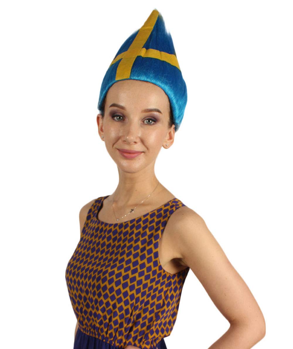Sweden Flag Wig