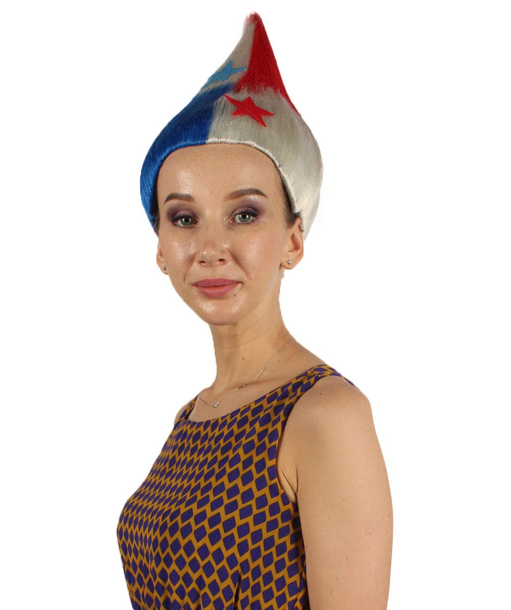 Panama Flag Troll Wig