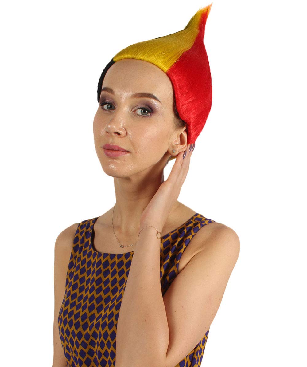 Belgium Flag Troll Wig