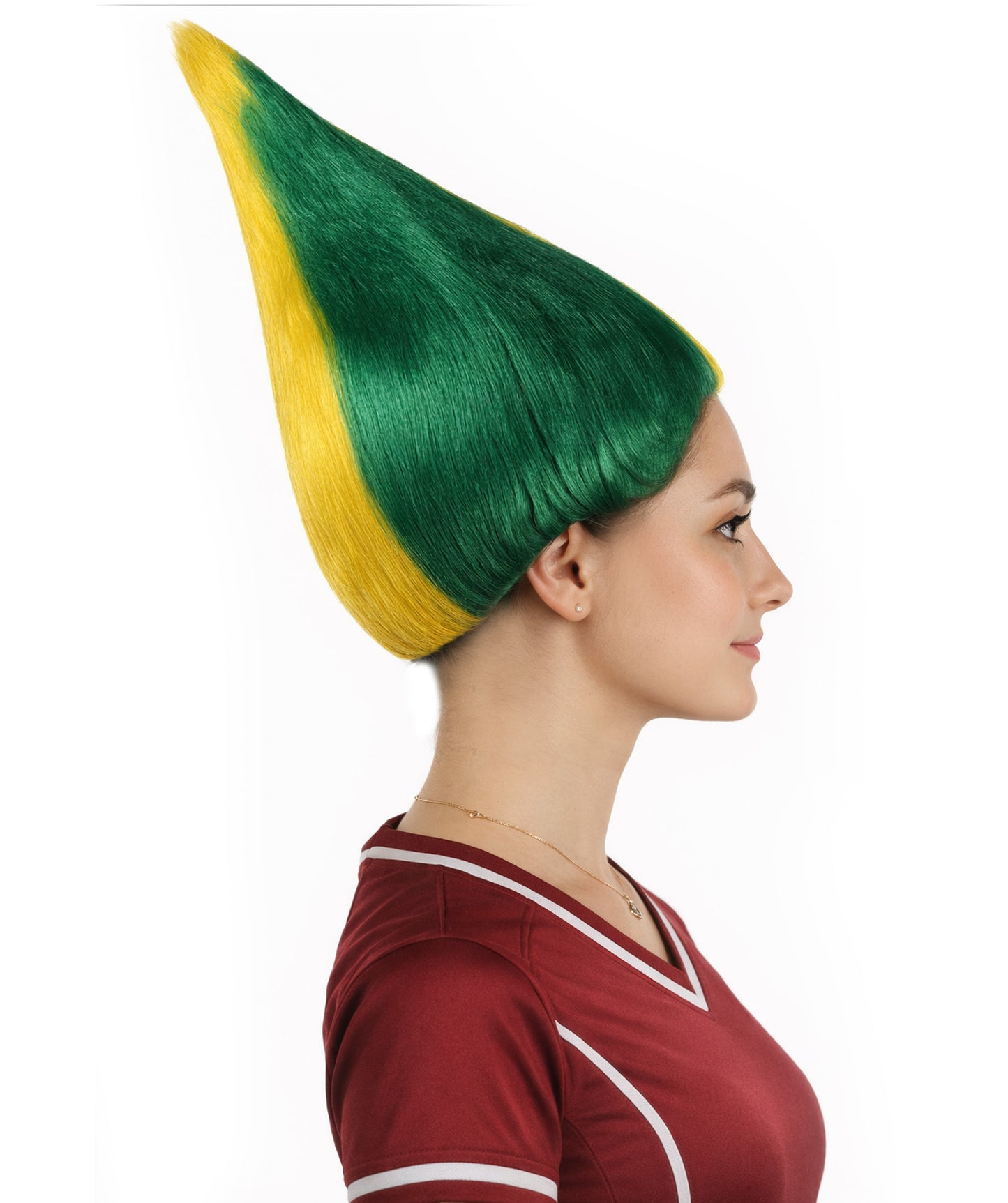 Senegal Flag Troll Multicolor Wig